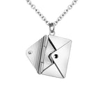 Envelop locket ketting