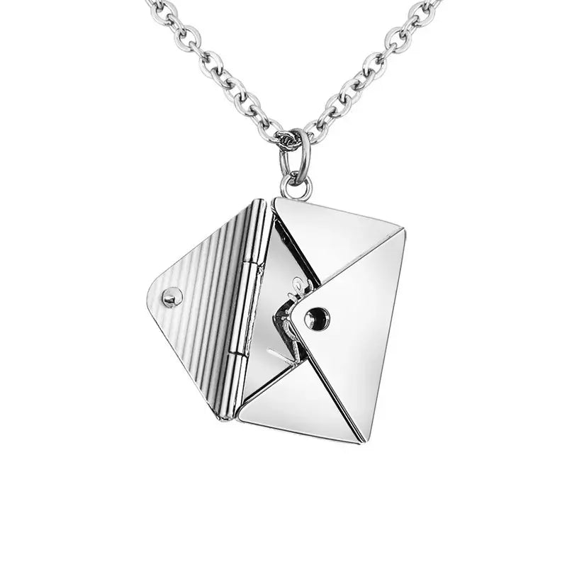 Envelop locket ketting