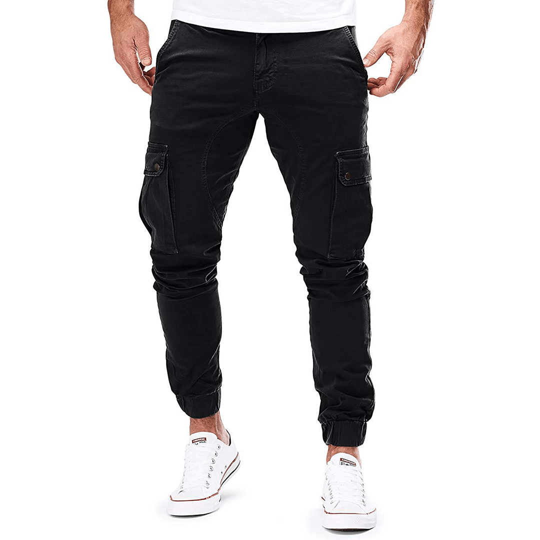 Josiah | Slim-fit herencargobroek met enkelboorden
