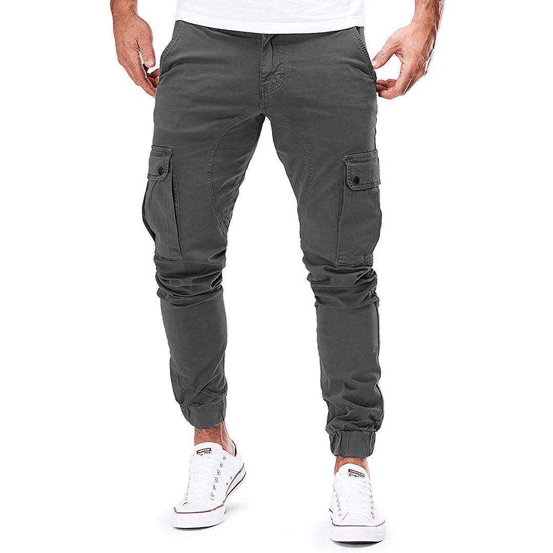 Josiah | Slim-fit herencargobroek met enkelboorden
