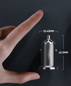 Mini snel opladen auto-adapter – vermogen: 30W