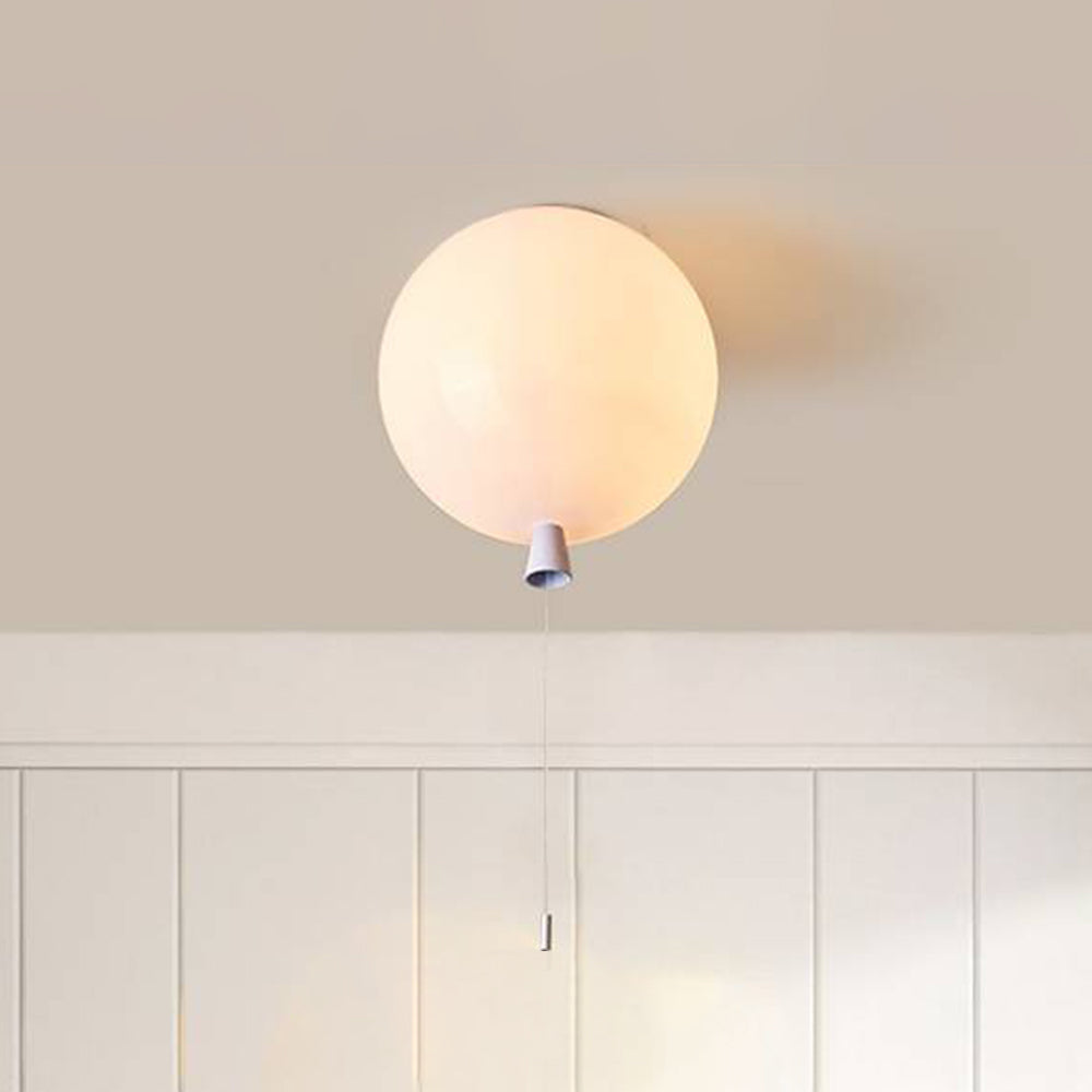 Compacte moderne LED ballon plafondlamp