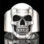 Gesneden schedel ring