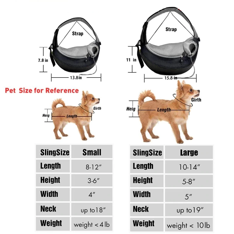 Pet transport schoudertas