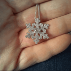 Ketting met sneeuwvlokhanger