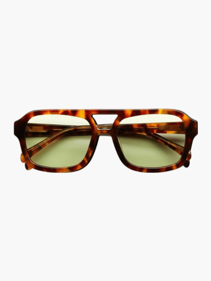 Vintage zonnebril met uv-bescherming en retro charme