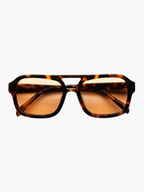 Vintage zonnebril met uv-bescherming en retro charme