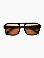 Vintage zonnebril met uv-bescherming en retro charme