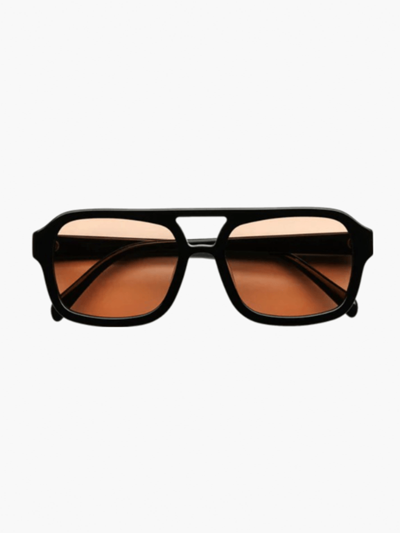 Vintage zonnebril met uv-bescherming en retro charme