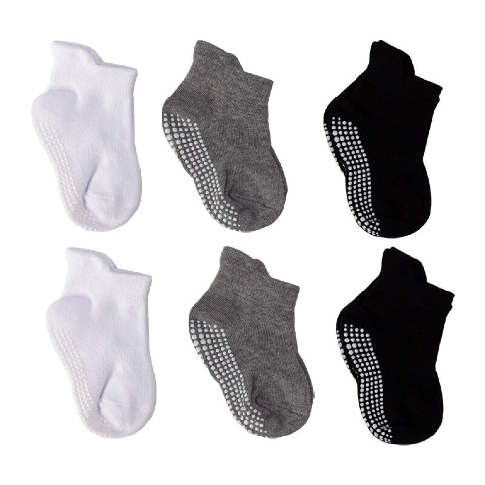 6 paar anti-slip babysokken