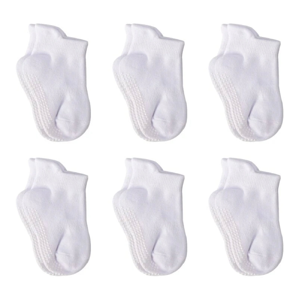 6 paar anti-slip babysokken