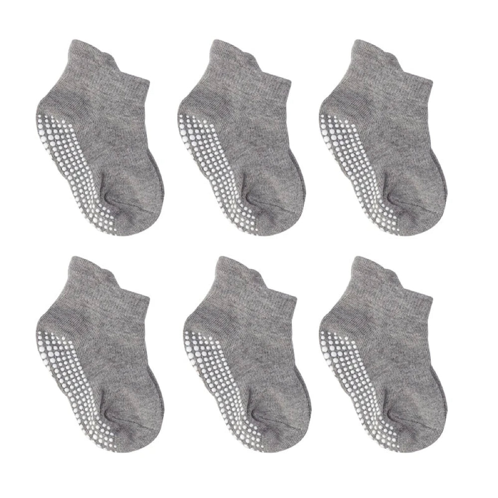 6 paar anti-slip babysokken