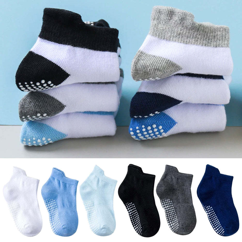 6 paar anti-slip babysokken