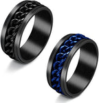 Ring met kettingontwerp