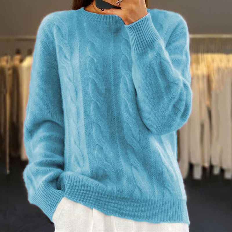 Warme gebreide damestrui