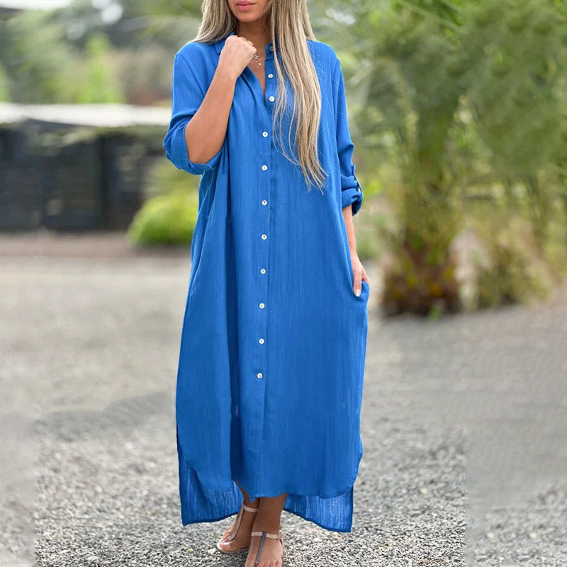 Luchtige polo-shirtjurk dames — afbeelding 21