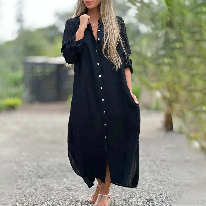 Luchtige polo-shirtjurk dames — afbeelding 22