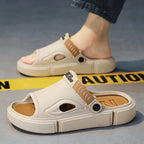 Antislip heren strandsandalen