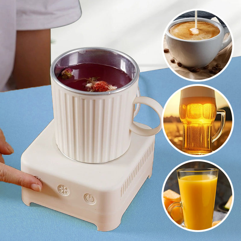 Slimme mok met snelle koeling en verwarming