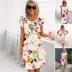 Bloemen waterval zomerjurk — afbeelding 10