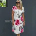 Bloemen waterval zomerjurk — afbeelding 24