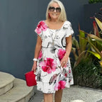Bloemen waterval zomerjurk — afbeelding 5