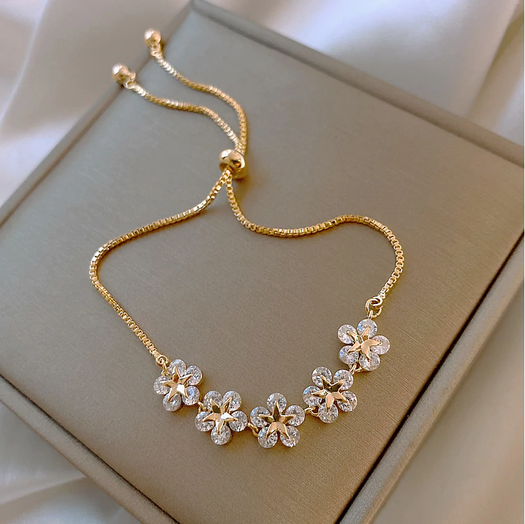 Ster bloem armband