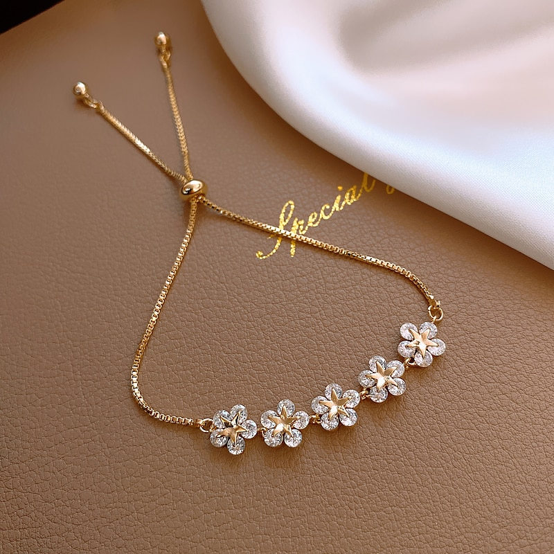 Ster bloem armband