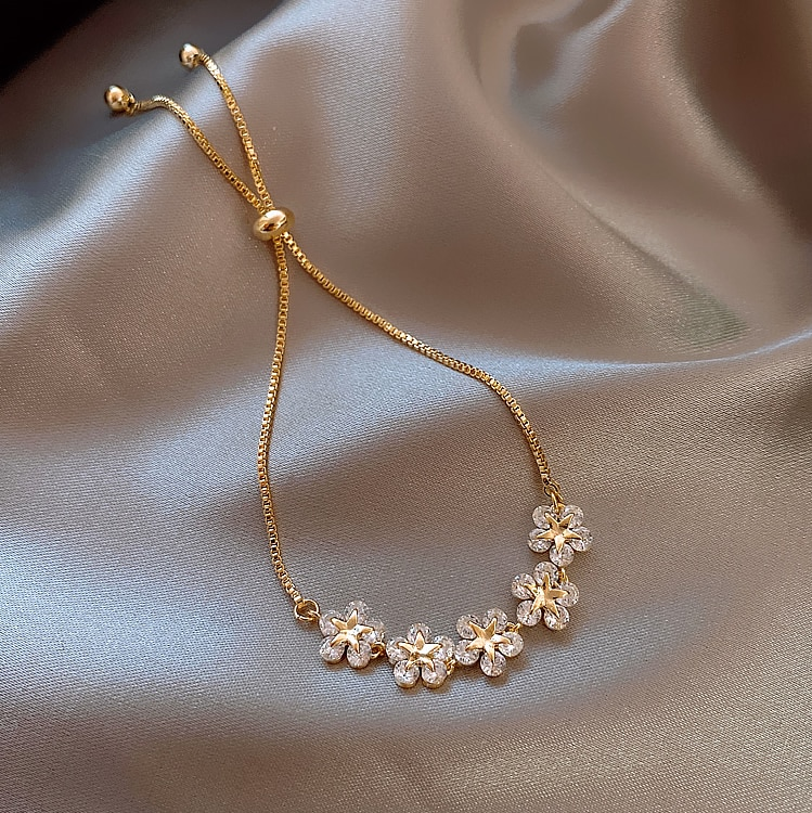 Ster bloem armband