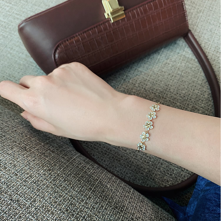 Ster bloem armband