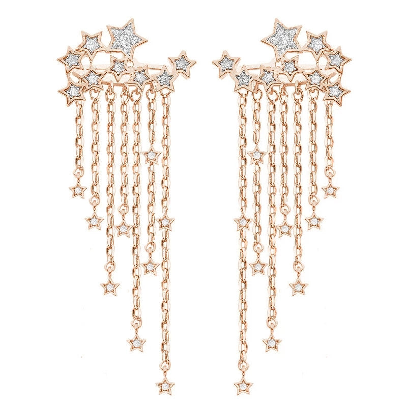 Shooting star oorbellen