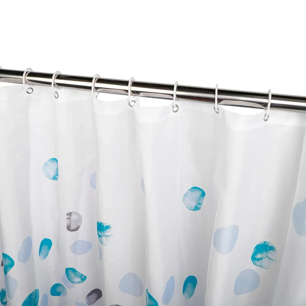 Stoffdouchegordijn met kunststof haken