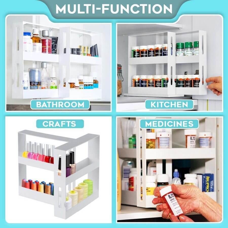 Multifunctioneel roterende opslagrek
