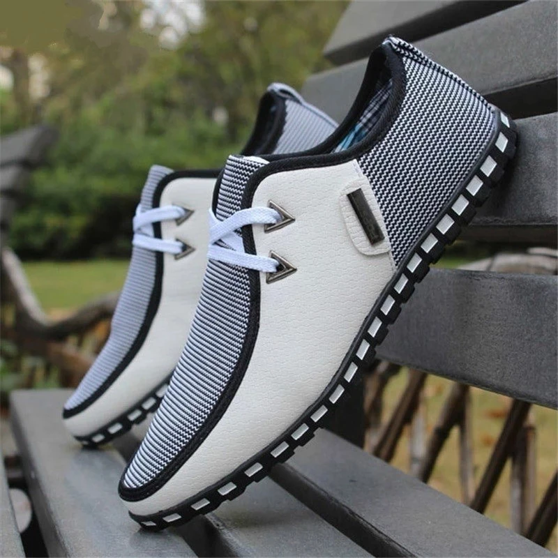 Casual schoenen met strepen