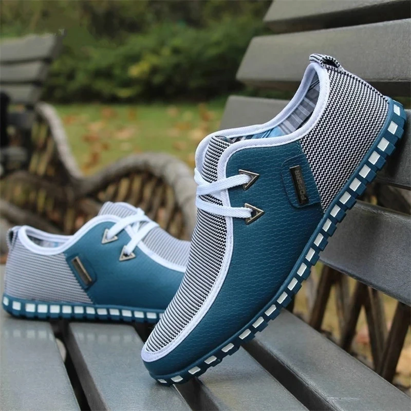 Casual schoenen met strepen