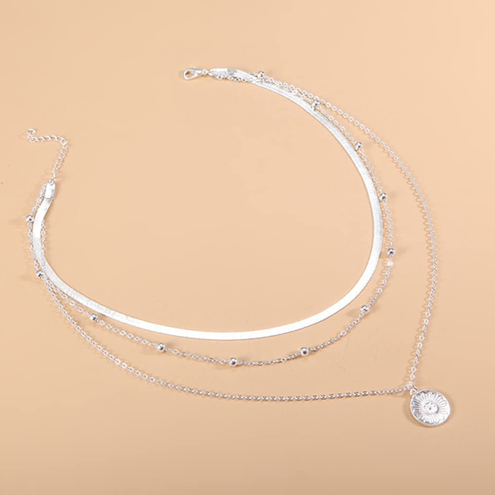 Meerlaagse chokerketting Zonneschijn