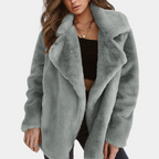 Warme teddy winterjas voor dames Ellle