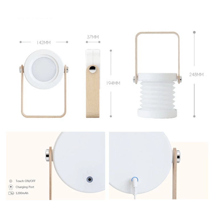Draagbare led-tafellamp – Noor