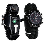 Overlevingshorloge in militaire stijl