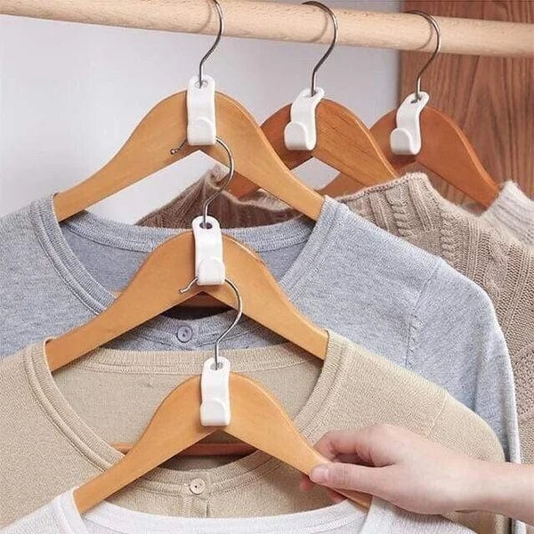 Ruimtebesparende kleerhangerset