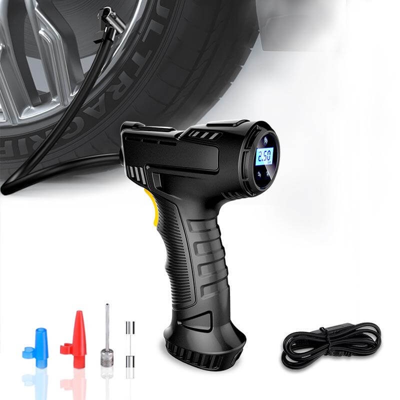 Tire pump – draadloze bandenpomp (max. 10 bar) – vermogen: 120W
