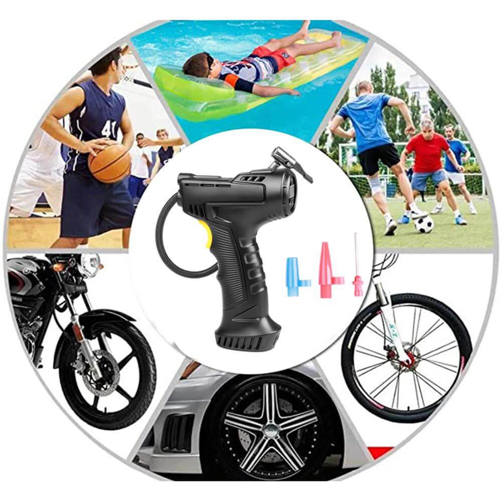 Tire pump – draadloze bandenpomp (max. 10 bar) – vermogen: 120W