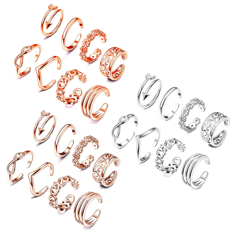 Madeliefje teen ring