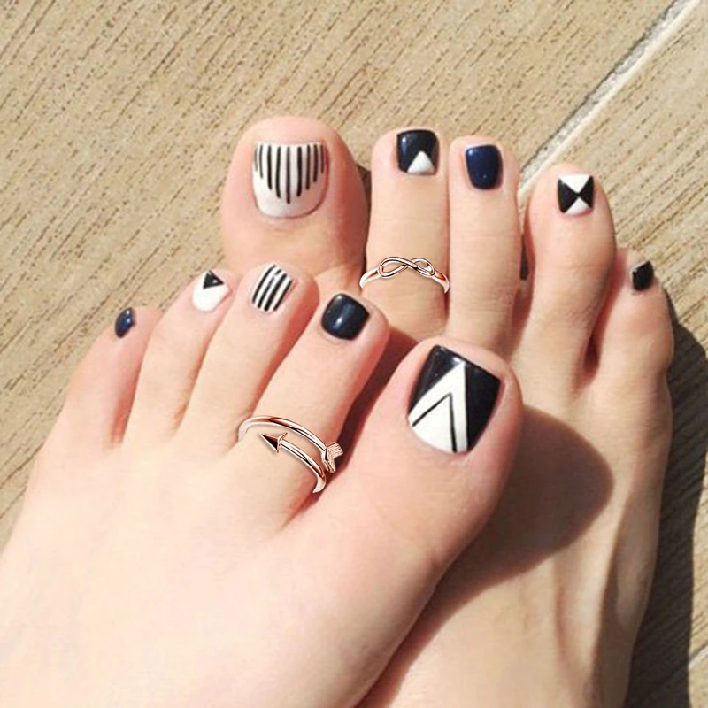 Madeliefje teen ring