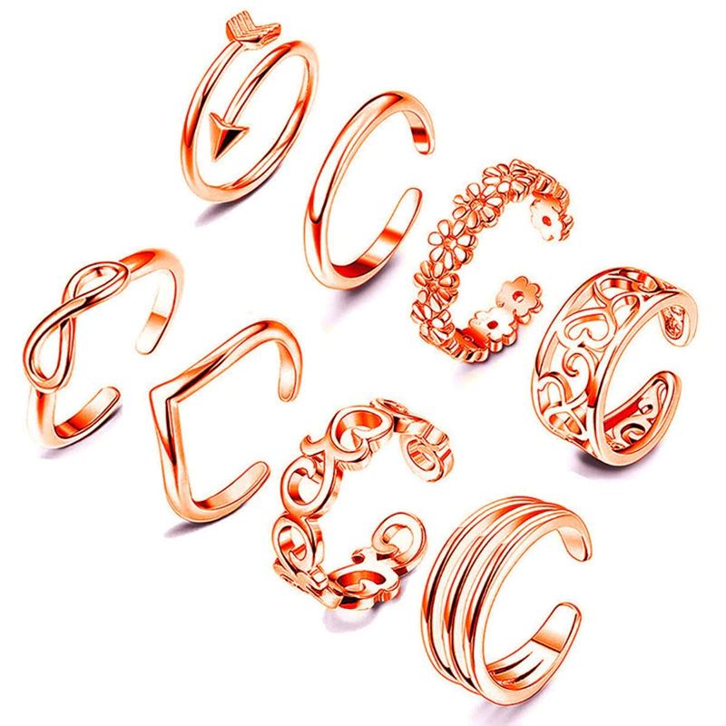 Madeliefje teen ring