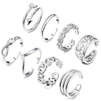 Madeliefje teen ring