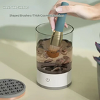 Automatische make-upborstelreiniger