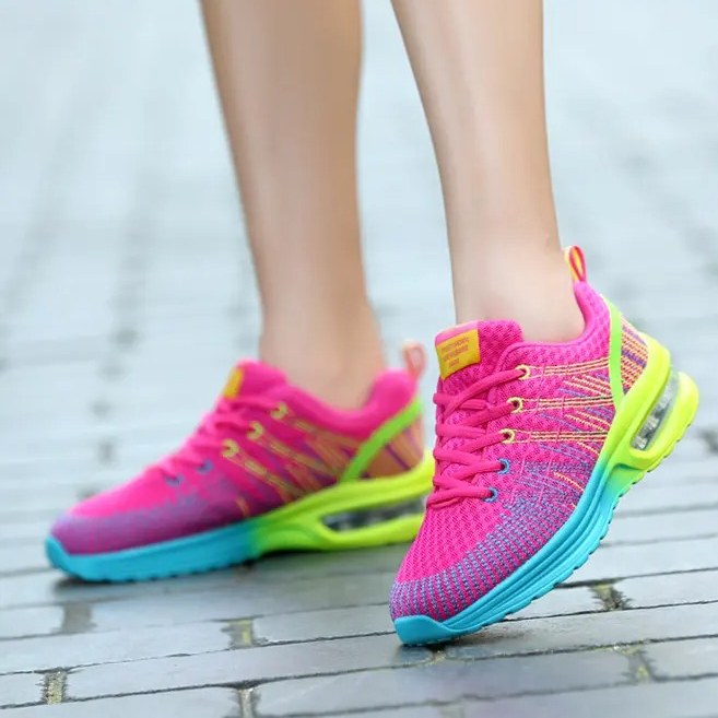 Driekleurige schoenen – materiaal: Mesh — afbeelding 2