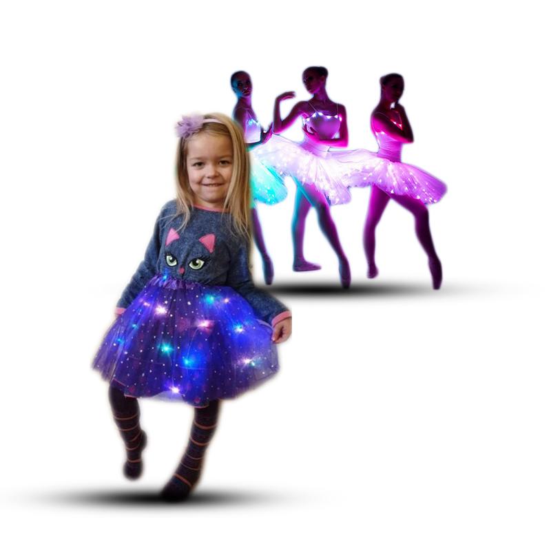 Lichtgevend prinsessenrokje