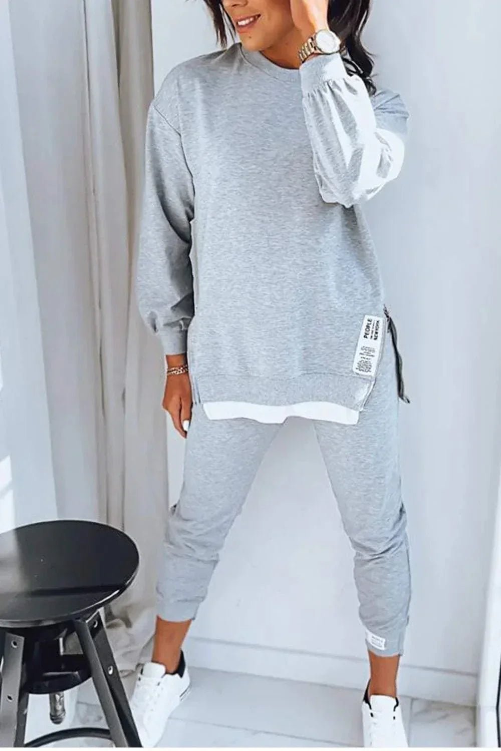 Aminata | Loungeset met oversized top en jogger